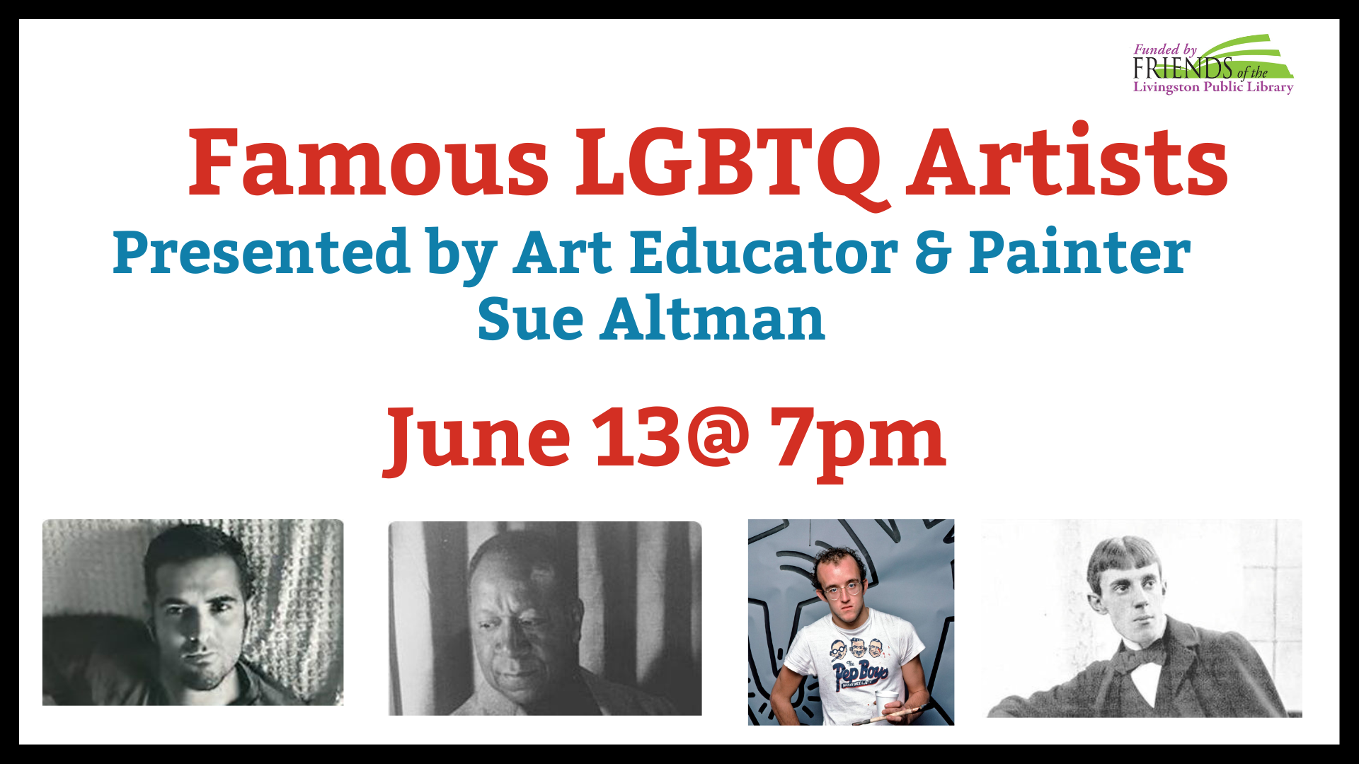 Famous LGBTQ Artists by Suzanne Altman