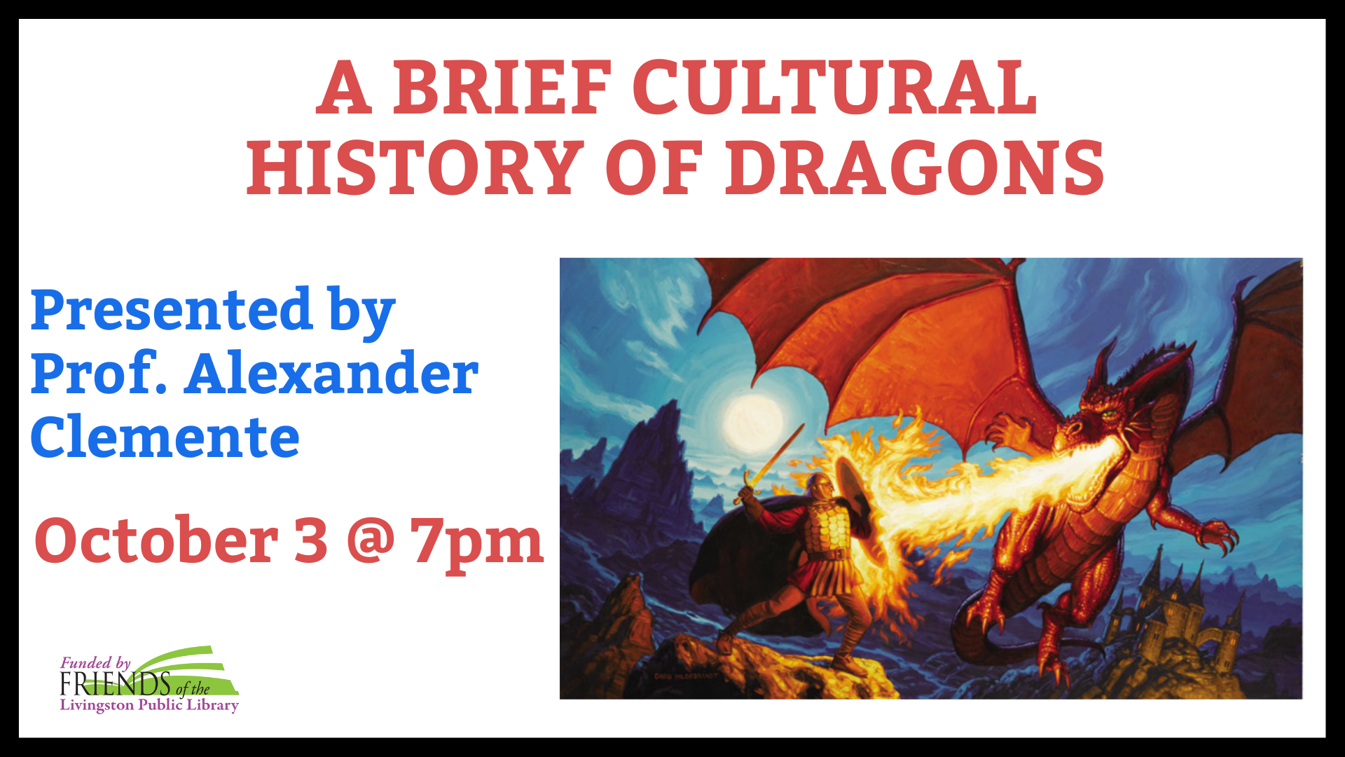 Dragons- a cultural history by Prof Alexander Clemente