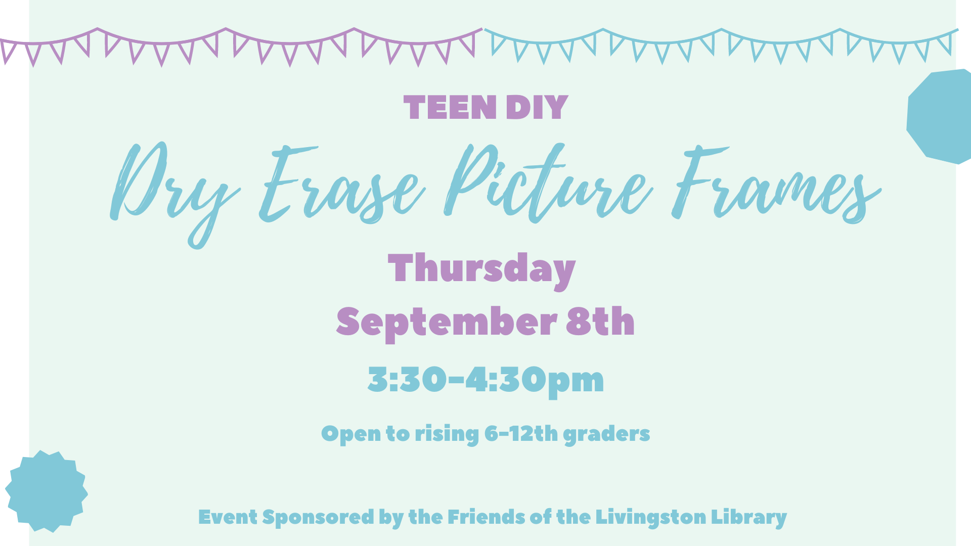 Teen Dry Erase Picture Frames Promo
