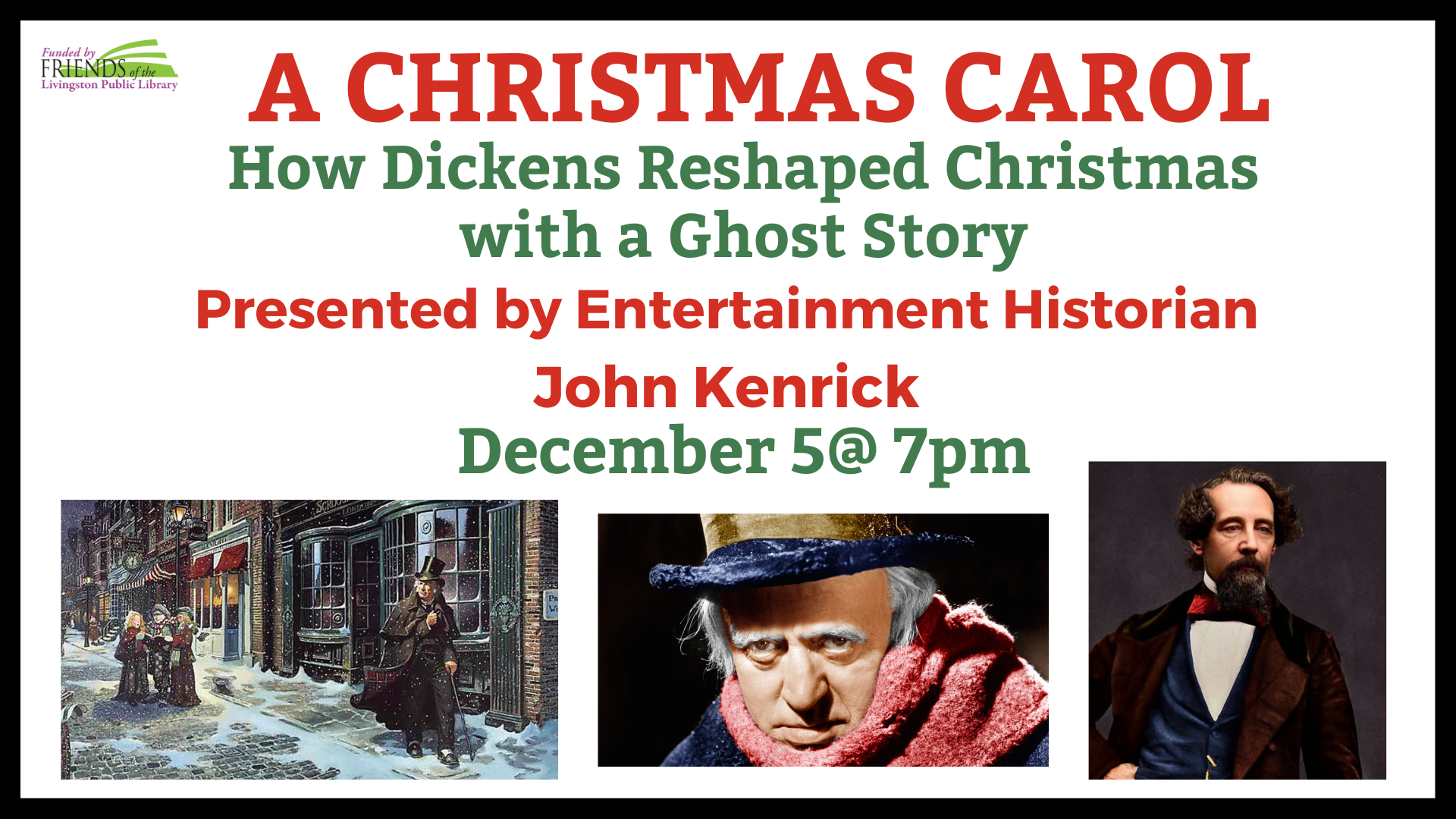 A Christmas Carol with John Kenrick