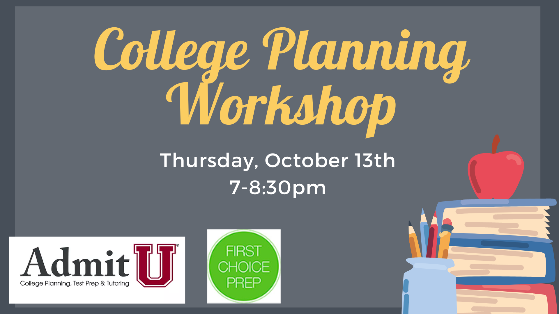 College Planning Workshop promo