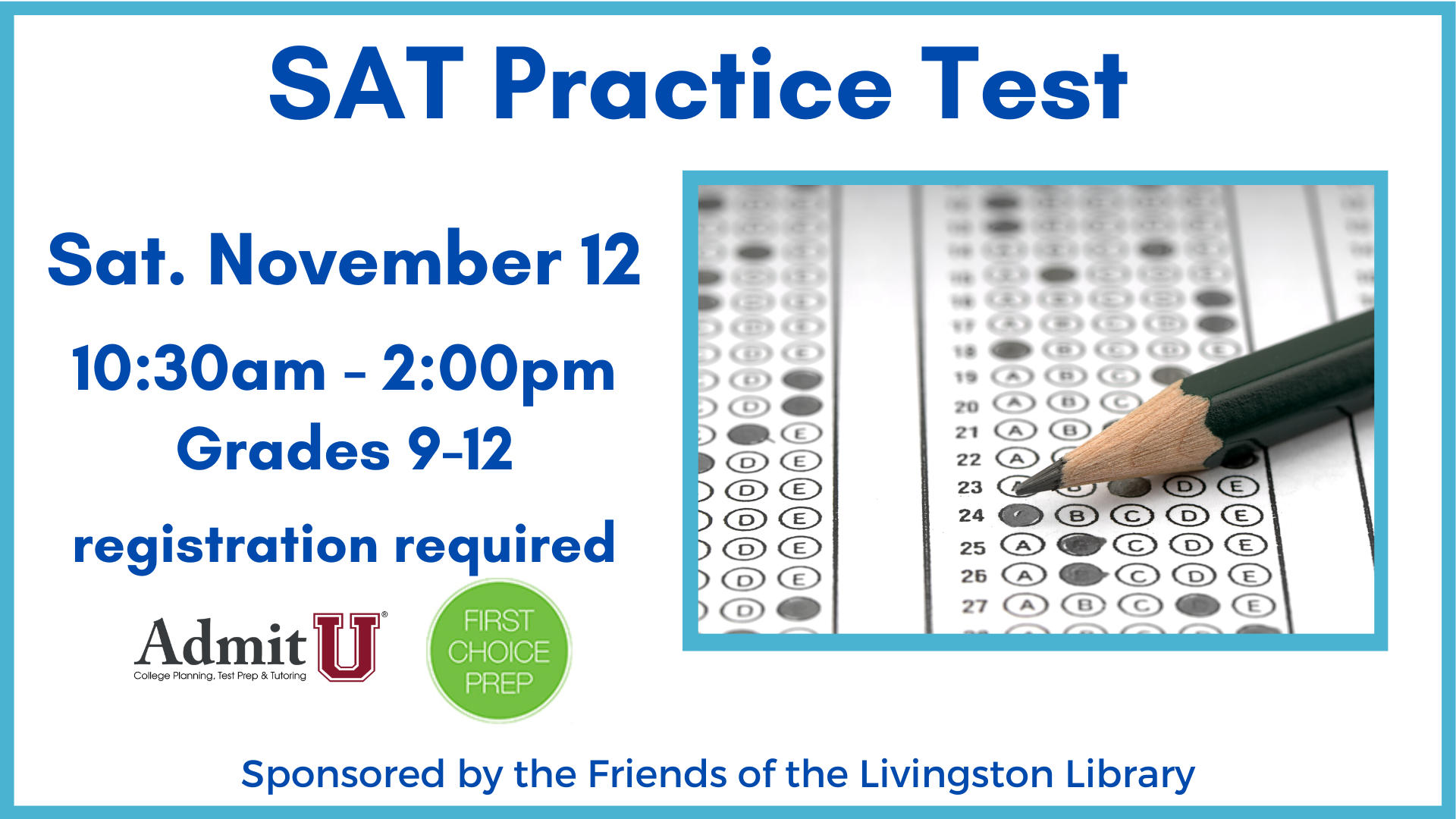 SAT Practice test promo