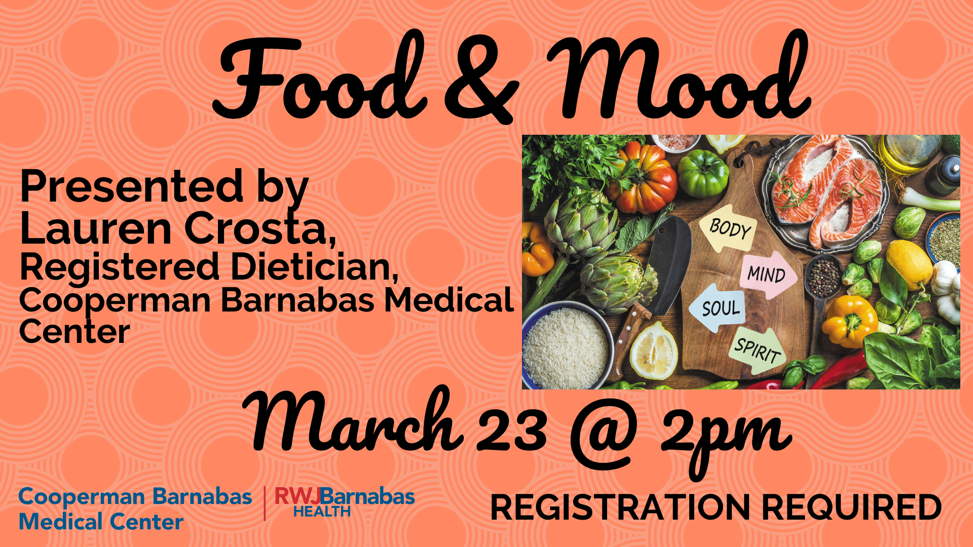 Food and Mood with Barnabas Cooperman Medical Center