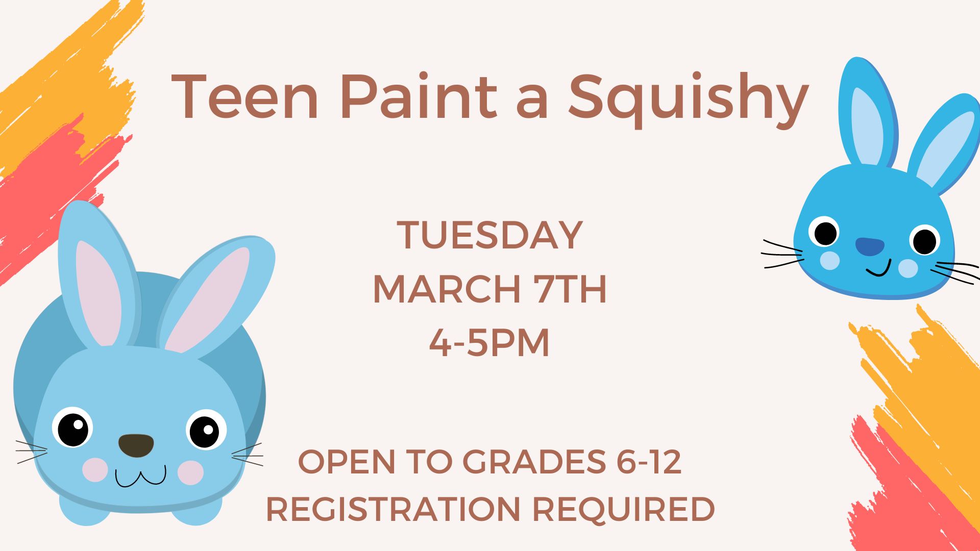 Teen Paint a squish march 2023