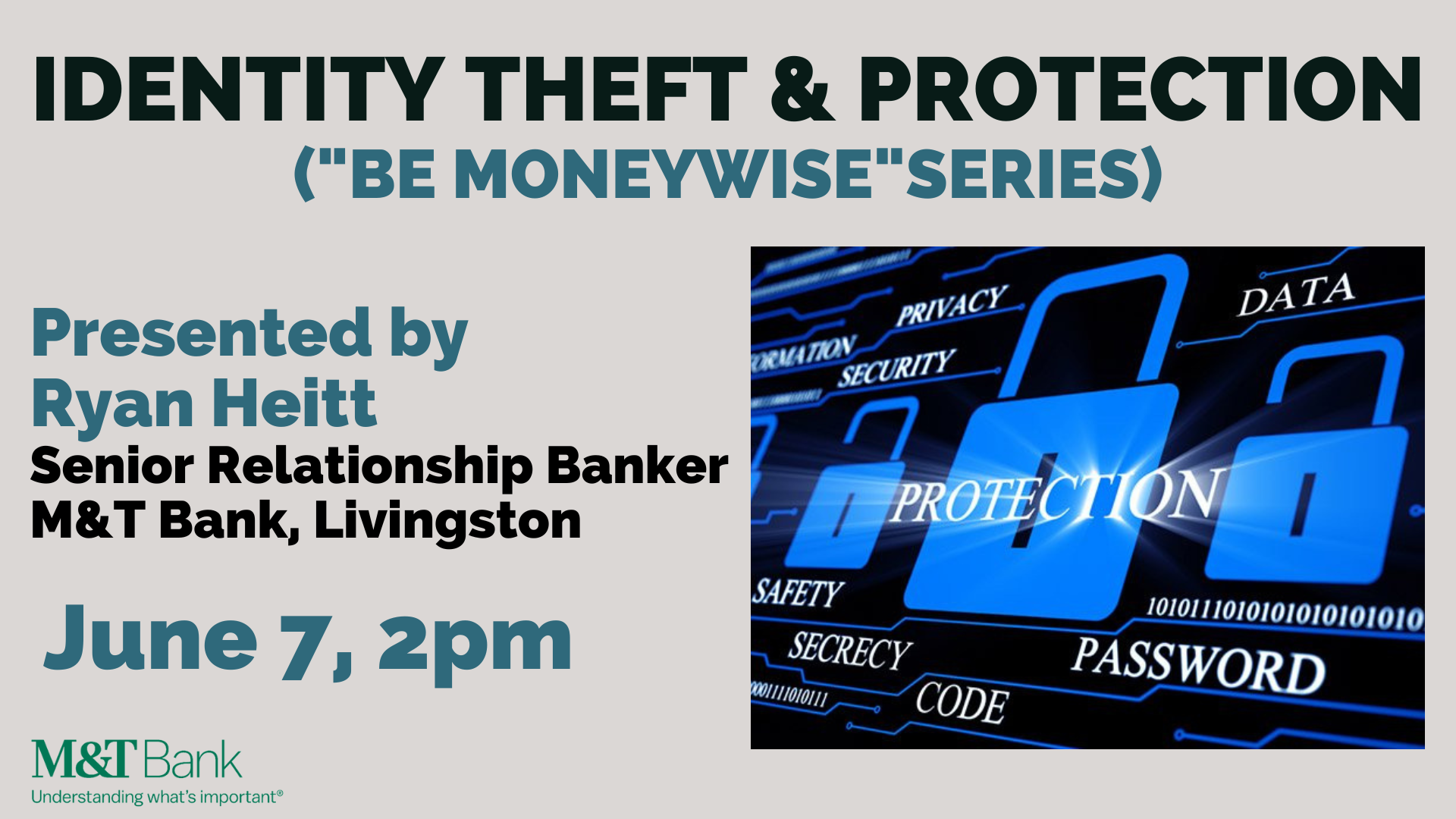 Talk on Identity Theft and Protection