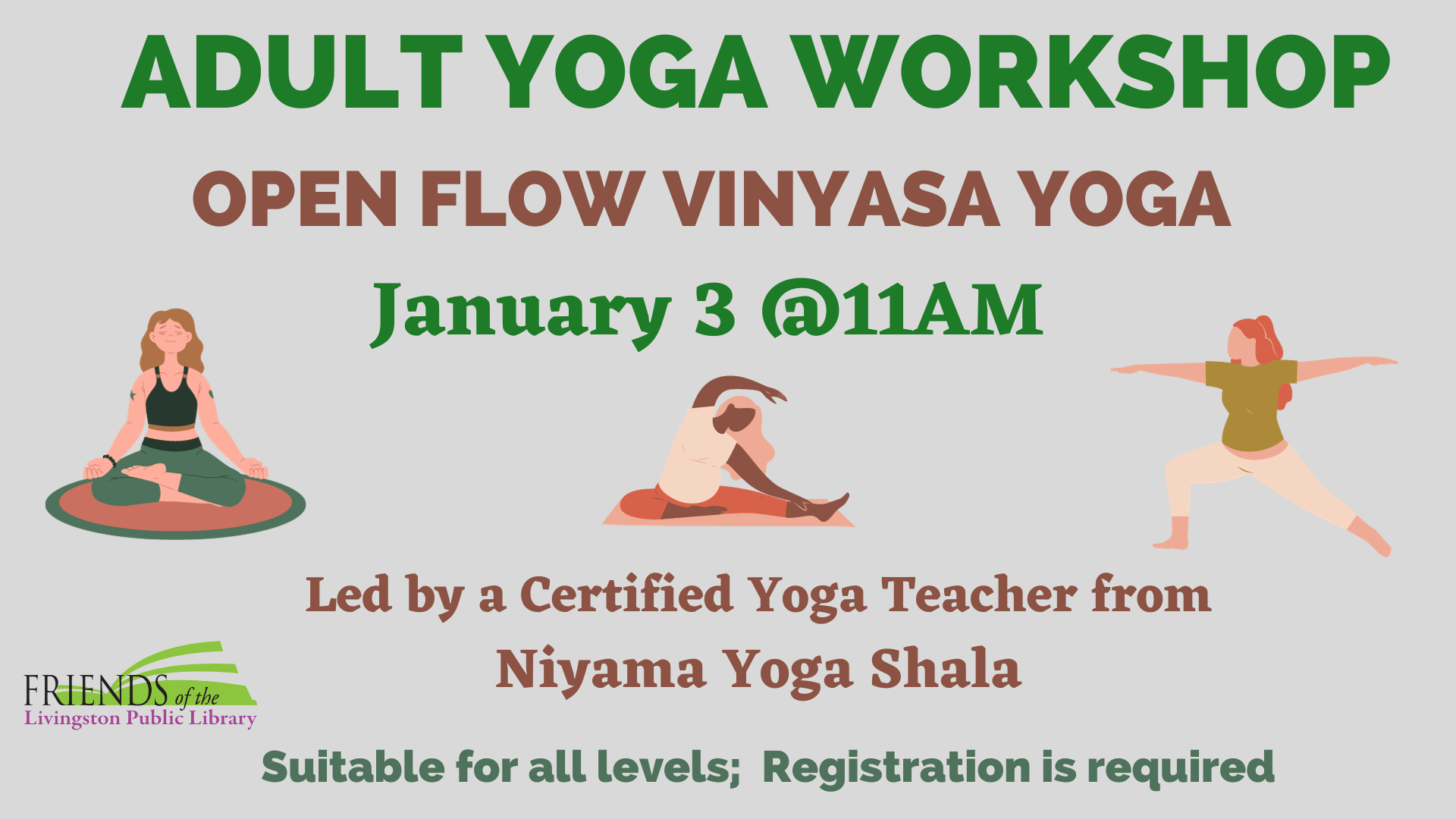 Yoga workshop for adults