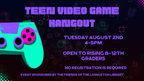 Teen Video Game Night Promo