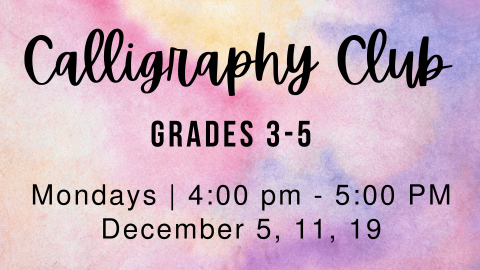 calligraphy club text