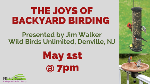 Backyard birding with Jim Walker