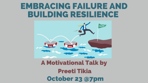 Embracing failure and building resilience: a motivational talk