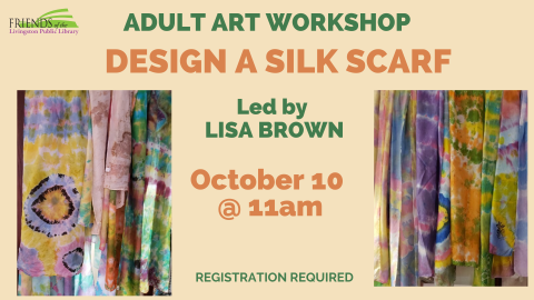 Design a Silk Scarf: Adult Art Workshop