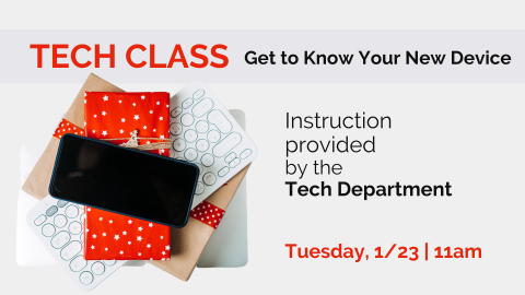 January tech class - new device