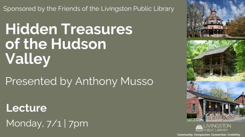Treasures of the Hudson Valley--Book talk and lecture