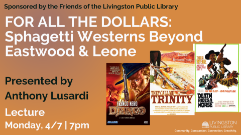 A Talk on Sphagetti Westerns Beyond Eastwood and Leone