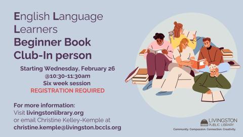 ELL Beginner Book Group - In Person