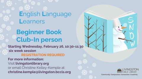 English Language Learners Beginner Book Club -Level 1