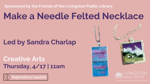 Make a Needle Felted Necklace