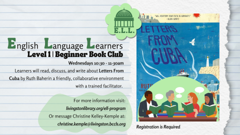 ELL Beginner Book Group - In Person
