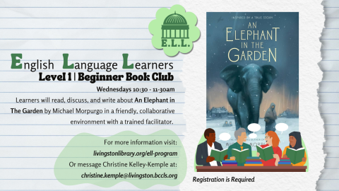 ELL Beginner Book Group - In Person
