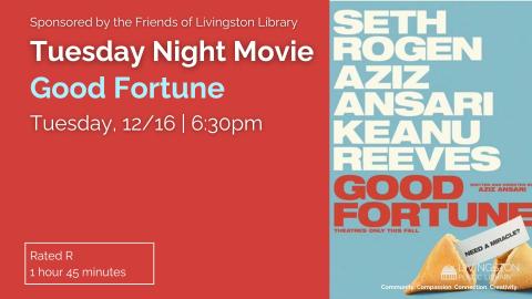 Banner advertising our screening of GOOD FORTUNE