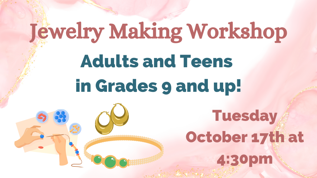 Jewelry Making Workshop for Teens and Adults