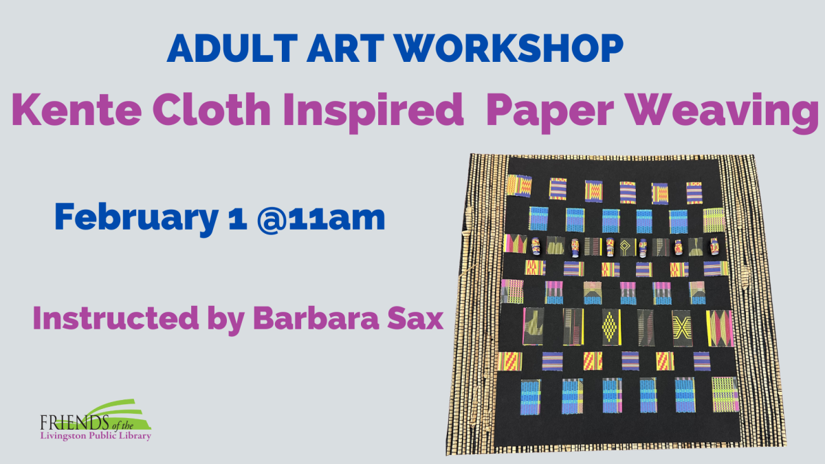 Kente inspired paper weaving for adults