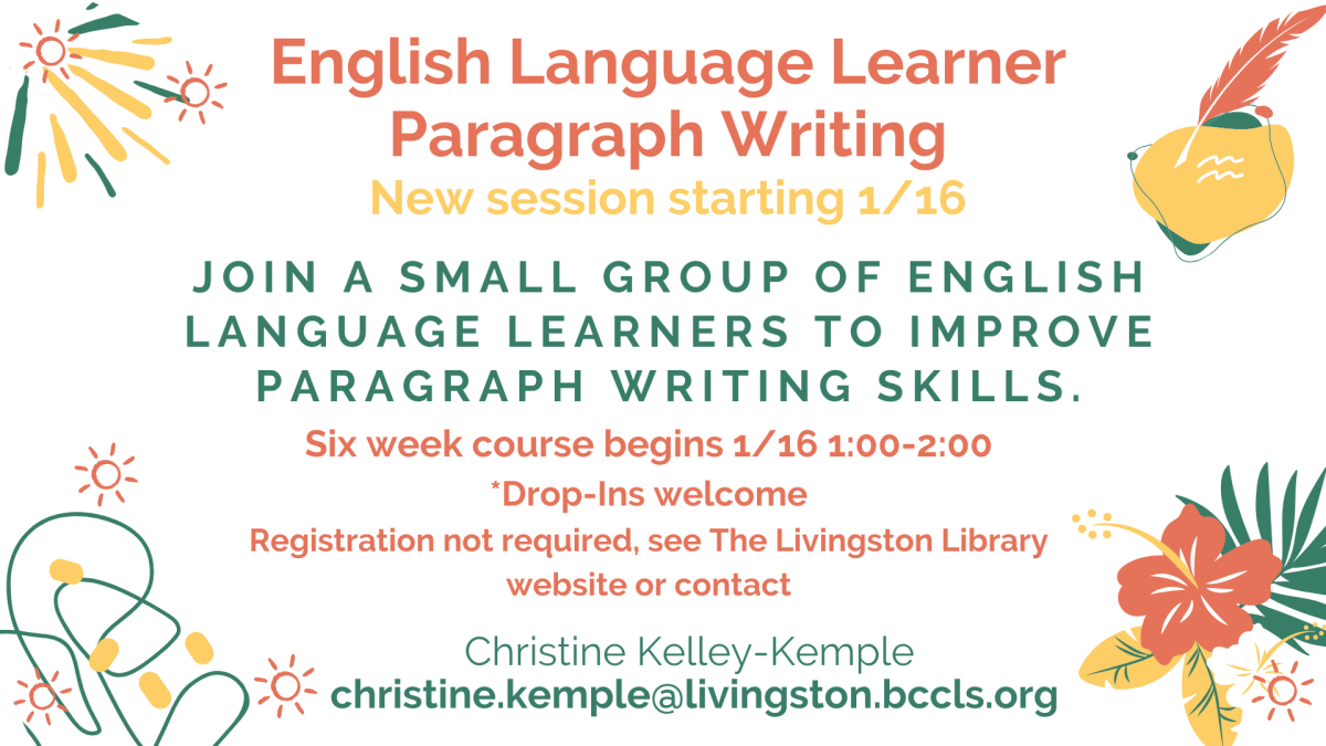 English Language Learner Paragraph Writing Class