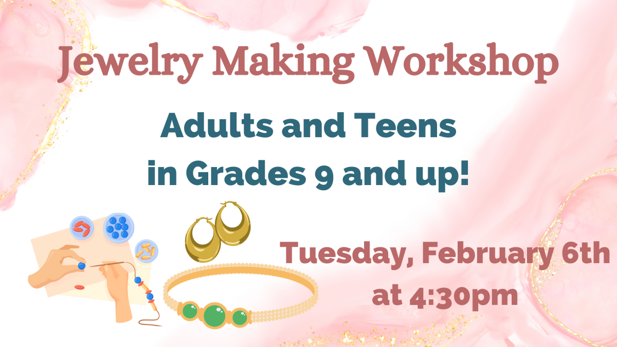 Jewelry Making Workshop for Teens and Adults