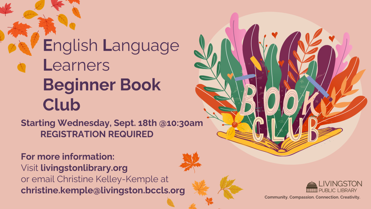 Fall 2024 ELL Beginner Book Club