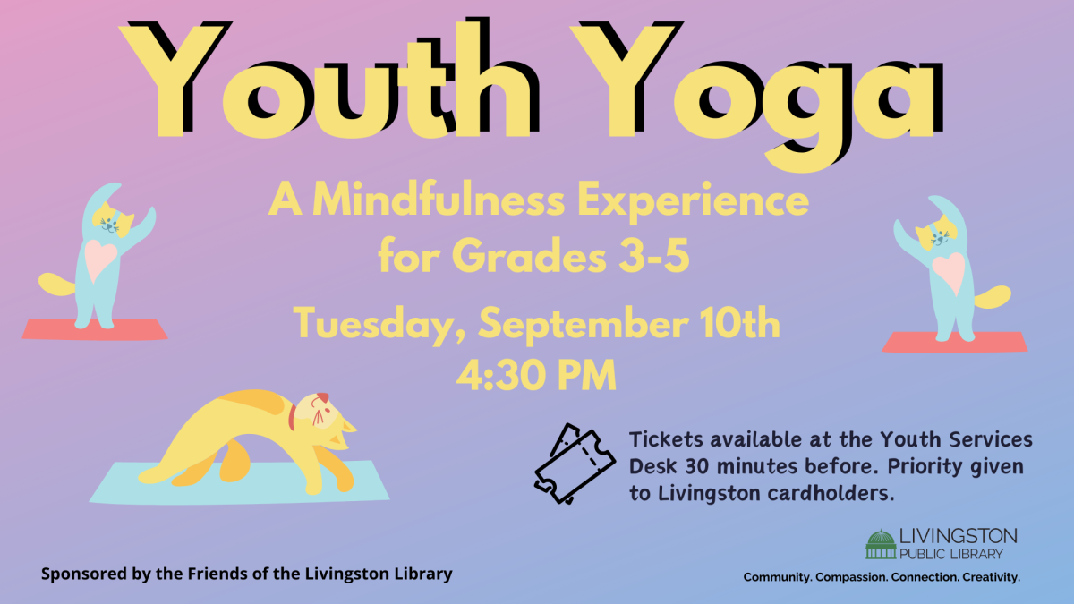 Youth Yoga Sept 10th 4:30 pm