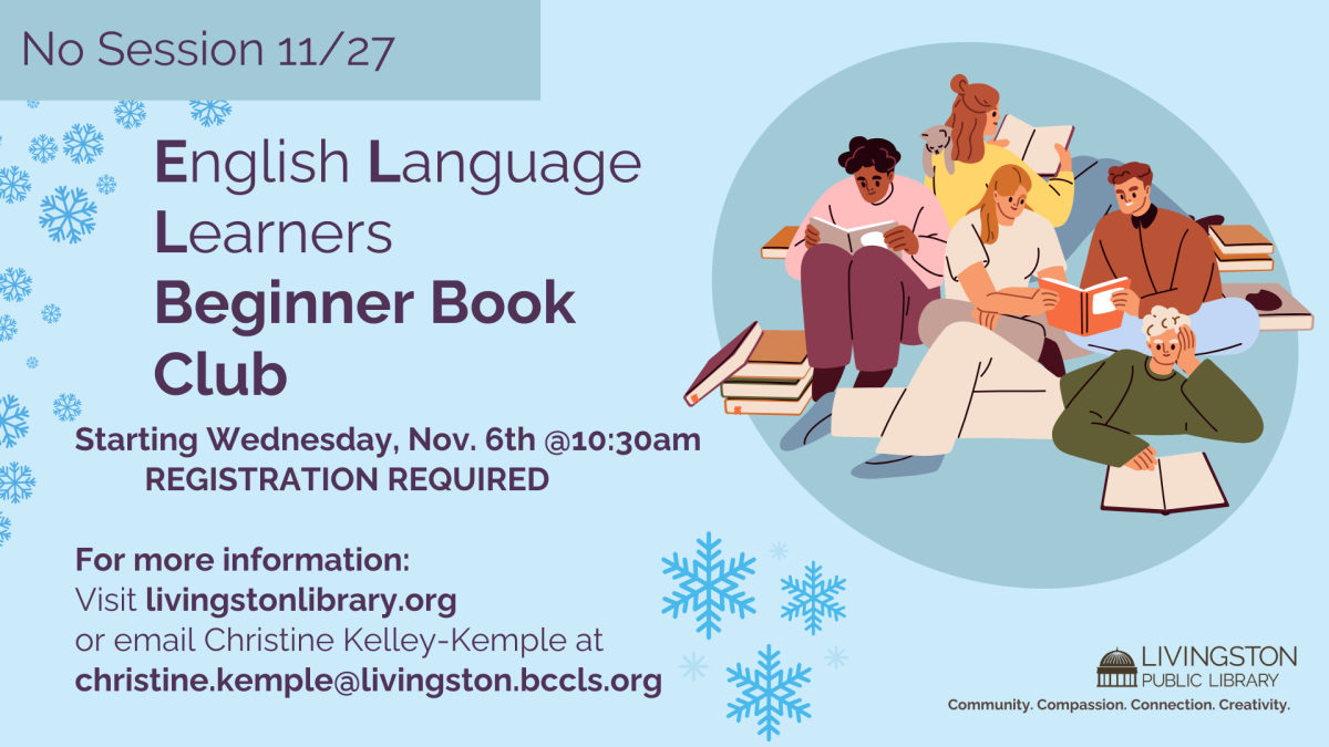 English Language Learners Beginner Book Club