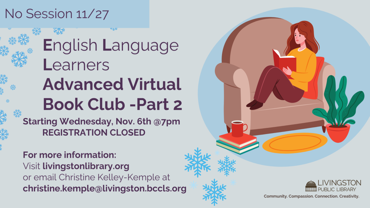 English Language Learner Virtual Book Club - Advanced