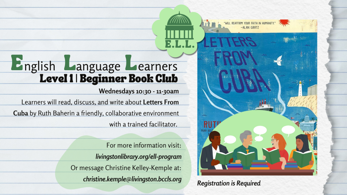 ELL Beginner Book Group - In Person
