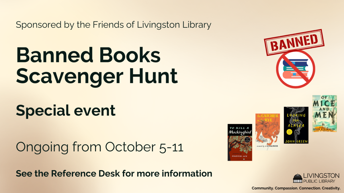 Banned Books Scavenger Hunt