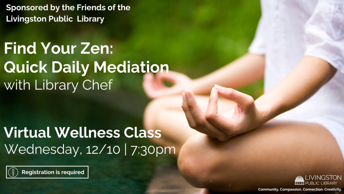 Find Your Zen Library Chef